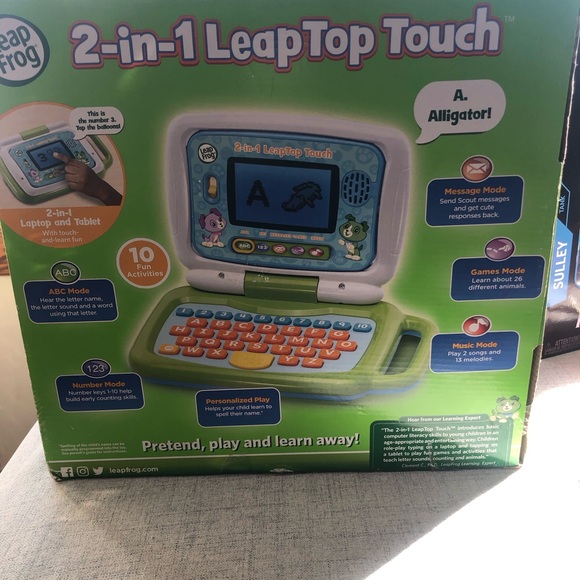 LeapFrog Pink 2-in-1 LeapTop Touch - Picture 5 of 6